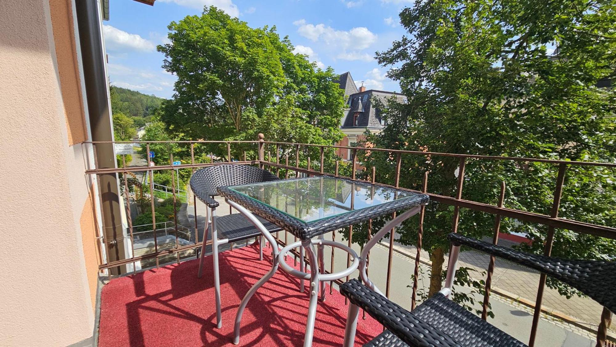 Pension Weisse Rose, Parkplatz, Fruehstueck, Wlan, Zentral Бад-Ельстер Екстер'єр фото